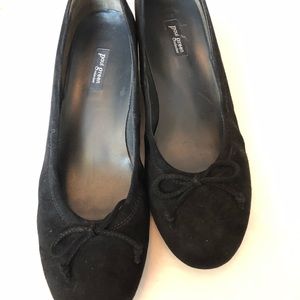 Paul Green suede wedge ballerina shoes